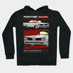 Retro V8 Bonneville Car Hoodie